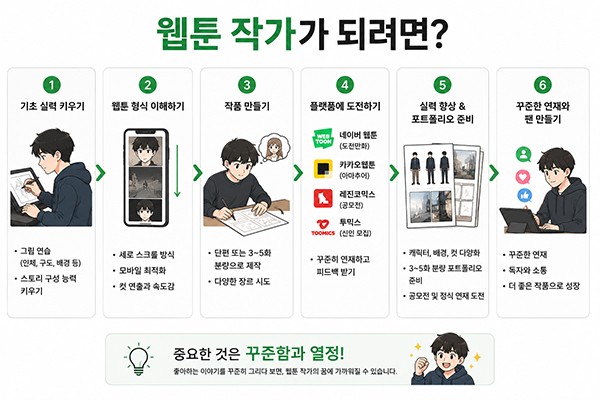 웹툰 작가가 되려면